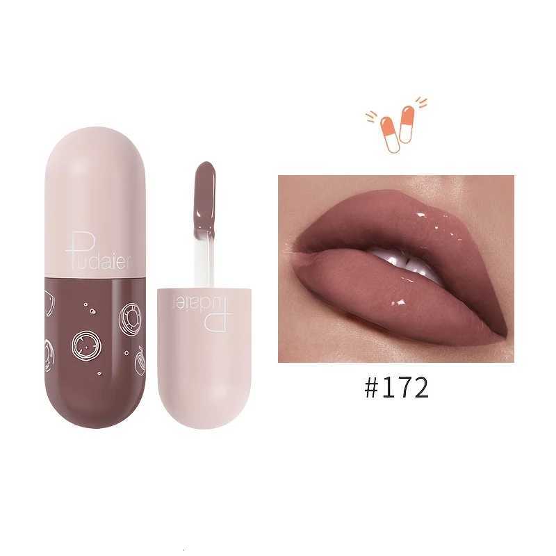 Capsule Lip Gloss non-transfer and non-sticky lip lacquer water-like mirror gloss easy to carrySuitable for Valentines DayXJ250724