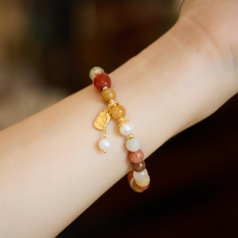 New Design Chinese Style Versatile Blessing Bracelet Good Luck Jewelry Gift for Female Besties