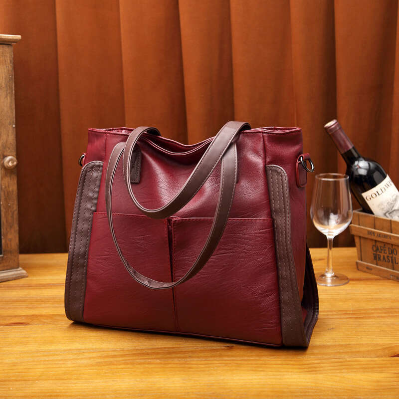 Single Shoulder Bag for Women, New Designer Luxury Soft PU Large Capacity Tote Women's Bag