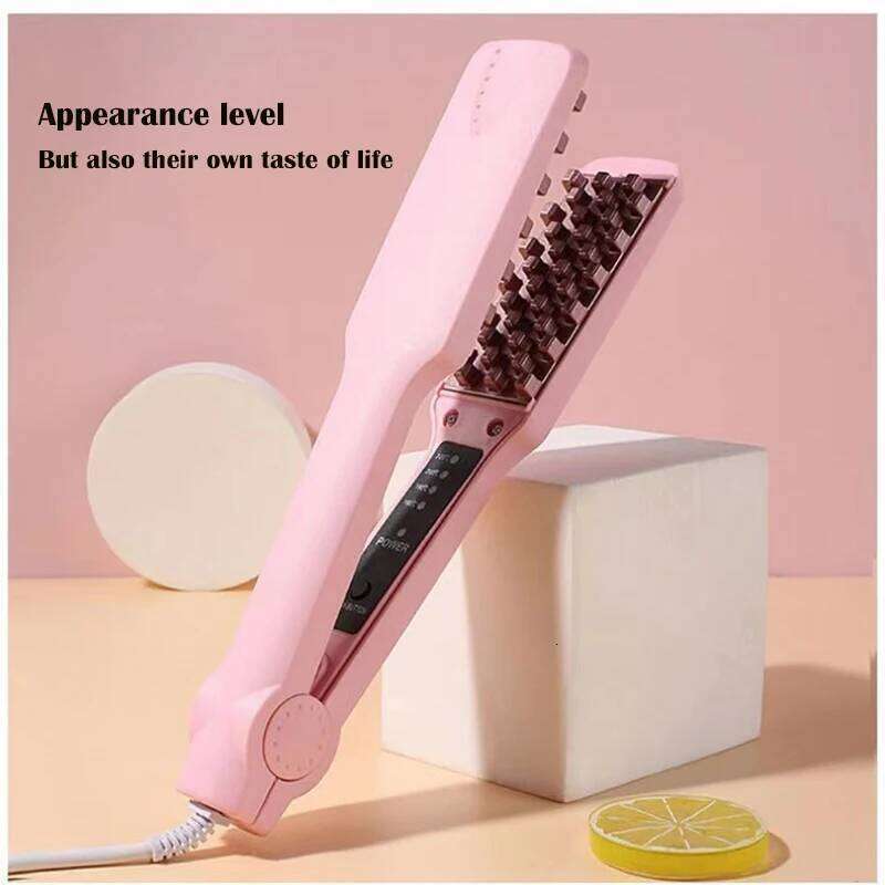 3D Grid Crimper Volumizer Ceramic Professional Fluffy Corrugated Curler Flat Iron Corn Hair Splint Perm 4 Temperatures X250723