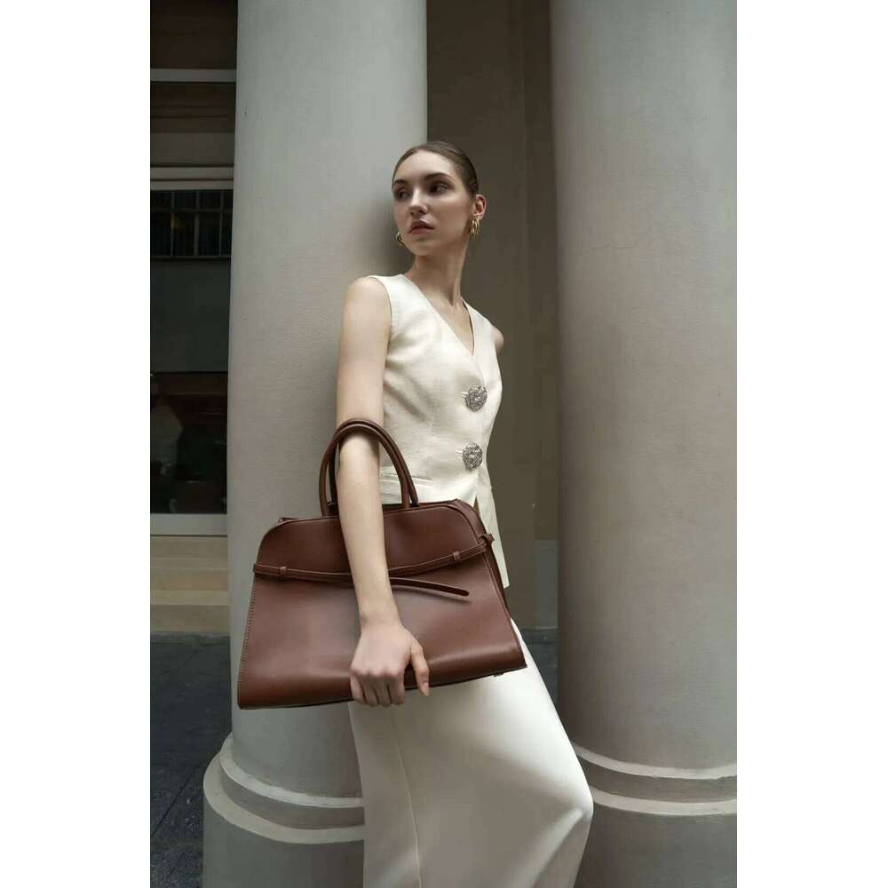 Designer Cowhide Margaux Handbag Soft Genuine Leather Shoulder Suede Large Capacity High Quality Messenger Tote Bag bag