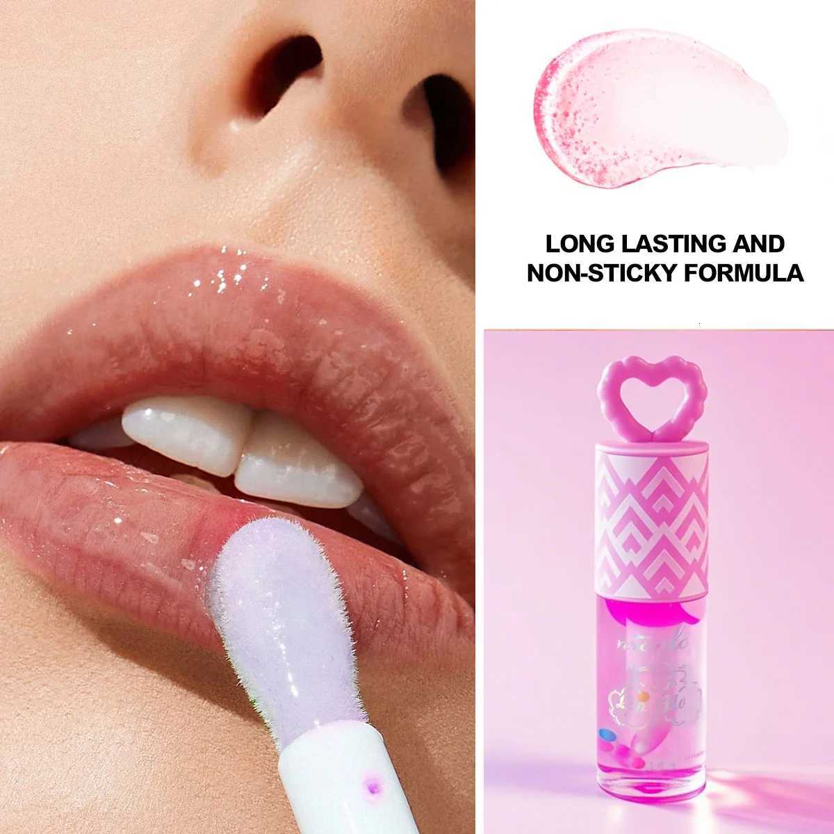 3 colors randomly sent mobile phone pendant portable lip gloss natural nude color cute and moisturizingXJ250724