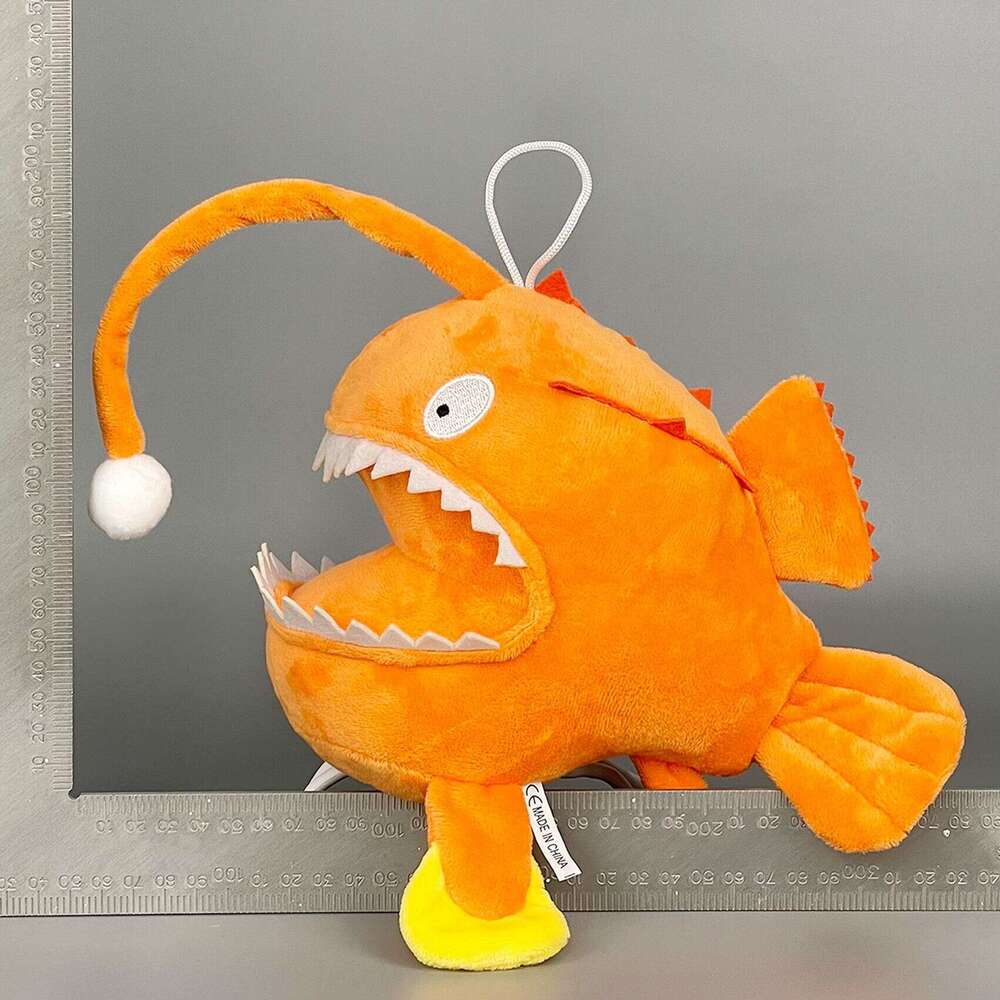 New Monkfish Slippers Devil Lantern Fish Plush Toy Game Peripheral