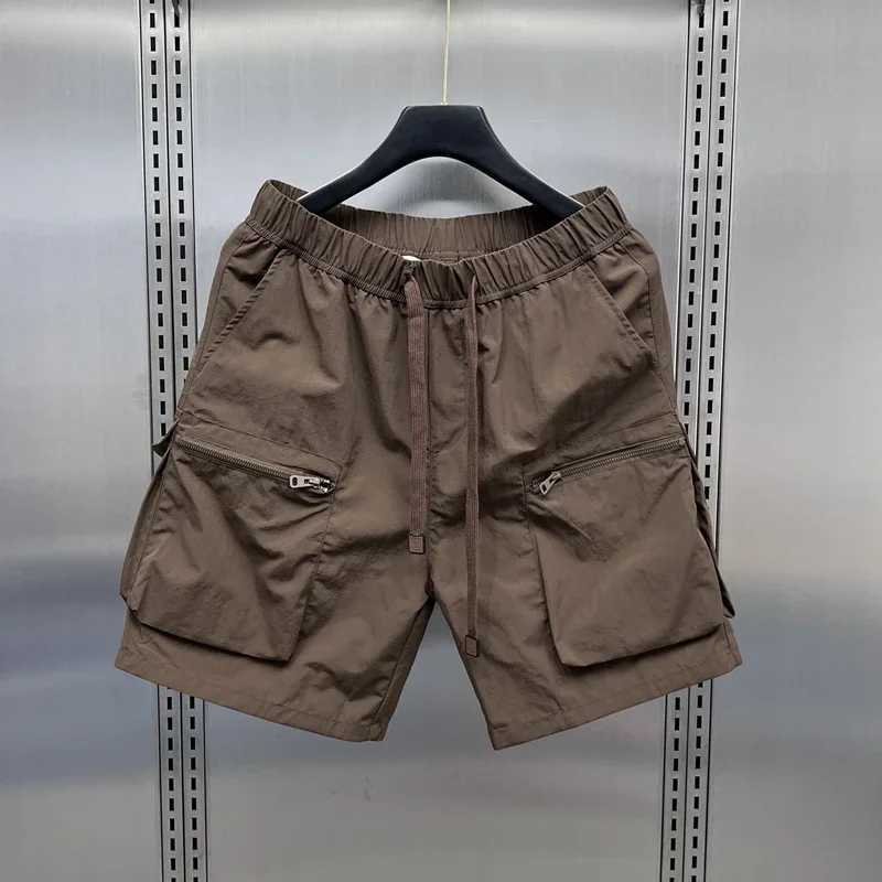 Summer Mens Sport Workout Shorts Quick Dry Athletic Shorts Lightweight Running Shorts Pockets Gym Beach Pants W250724