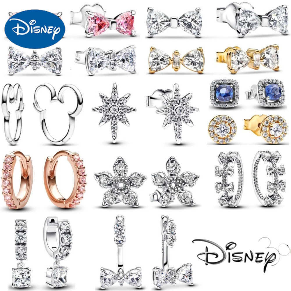 Disney 2025 Disney Mickey Mouse Earrings Ear Studs Suitable For Women Exquisite Accessories Delicate Jewelry Valentines Day Gift W20250725