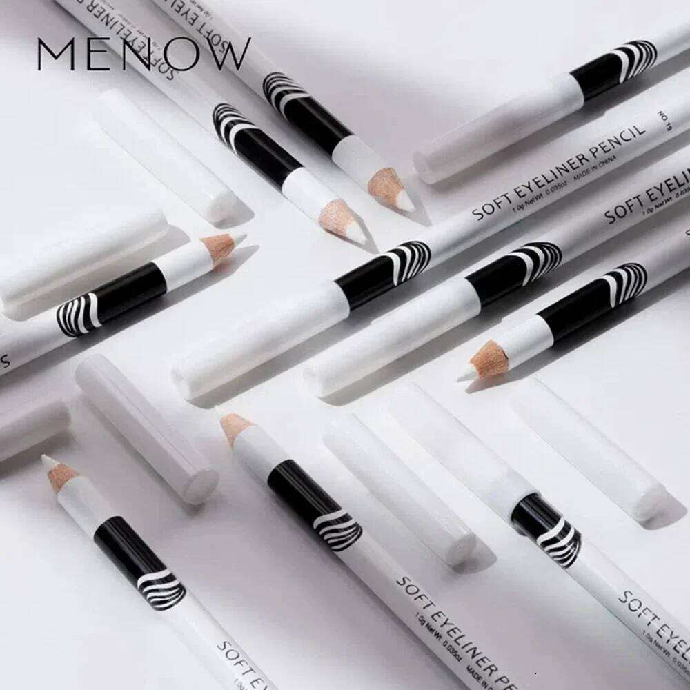 12pcs White Eyeliner Smooth Easy To Wear Brightener Highlighter Waterproof Long Lasting Eyes Liner Pencils Makeup X250725 X250725
