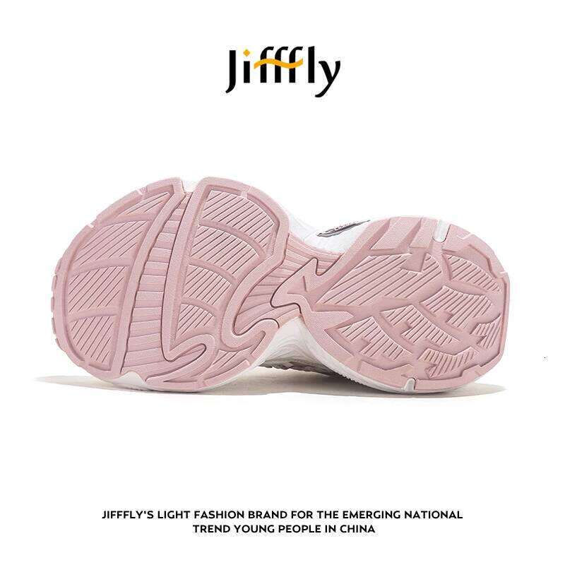 Jifffly Dad for Women 2025 Summer New Mesh Breathable Sneakers Thick Sole Height Increasing Casual Shoes