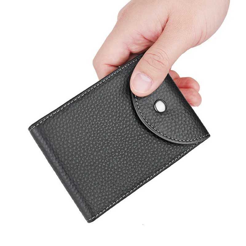 Mens Genuine Leather Card Holder Ultra-thin Fashion Drivers License Credential Bank Cards Case Holders Wallet for Men Z250725