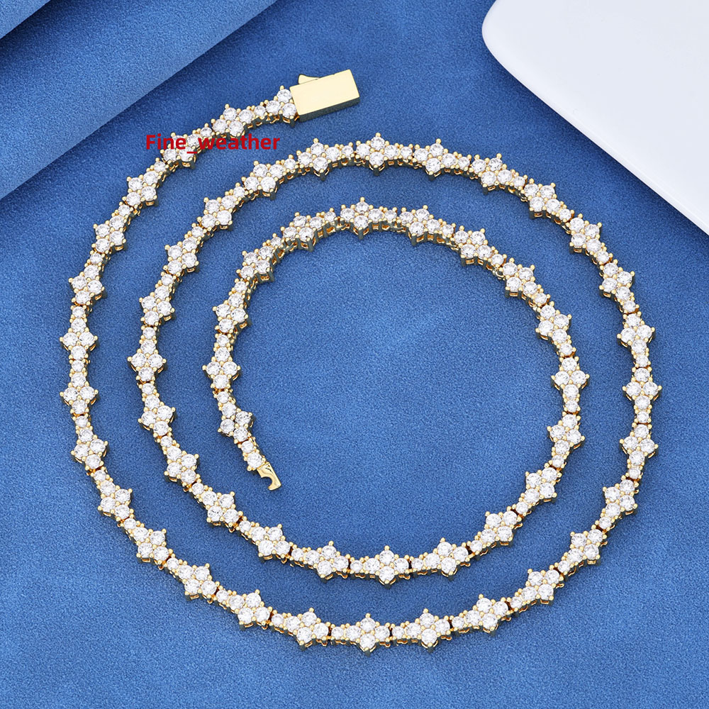 Wholesale Price 925 Sterling Silver Cuban Link Chain 12mm Solid Gold Plated GRA VVS Iced Moissanite Hip Hop Jewelry