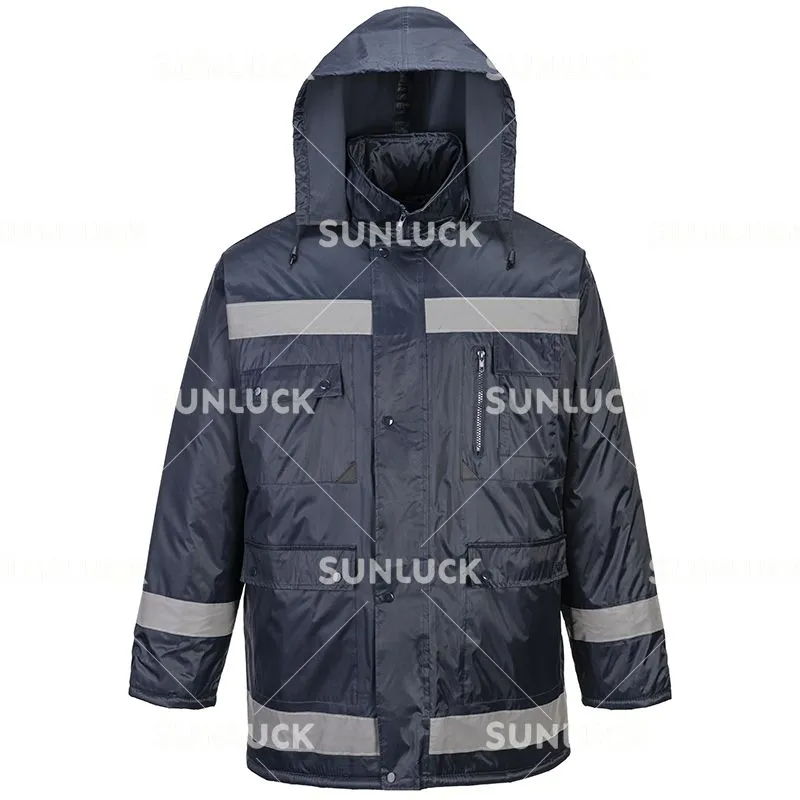 170T polyester/PVC industrial cotton jacket NO.YFZ-27