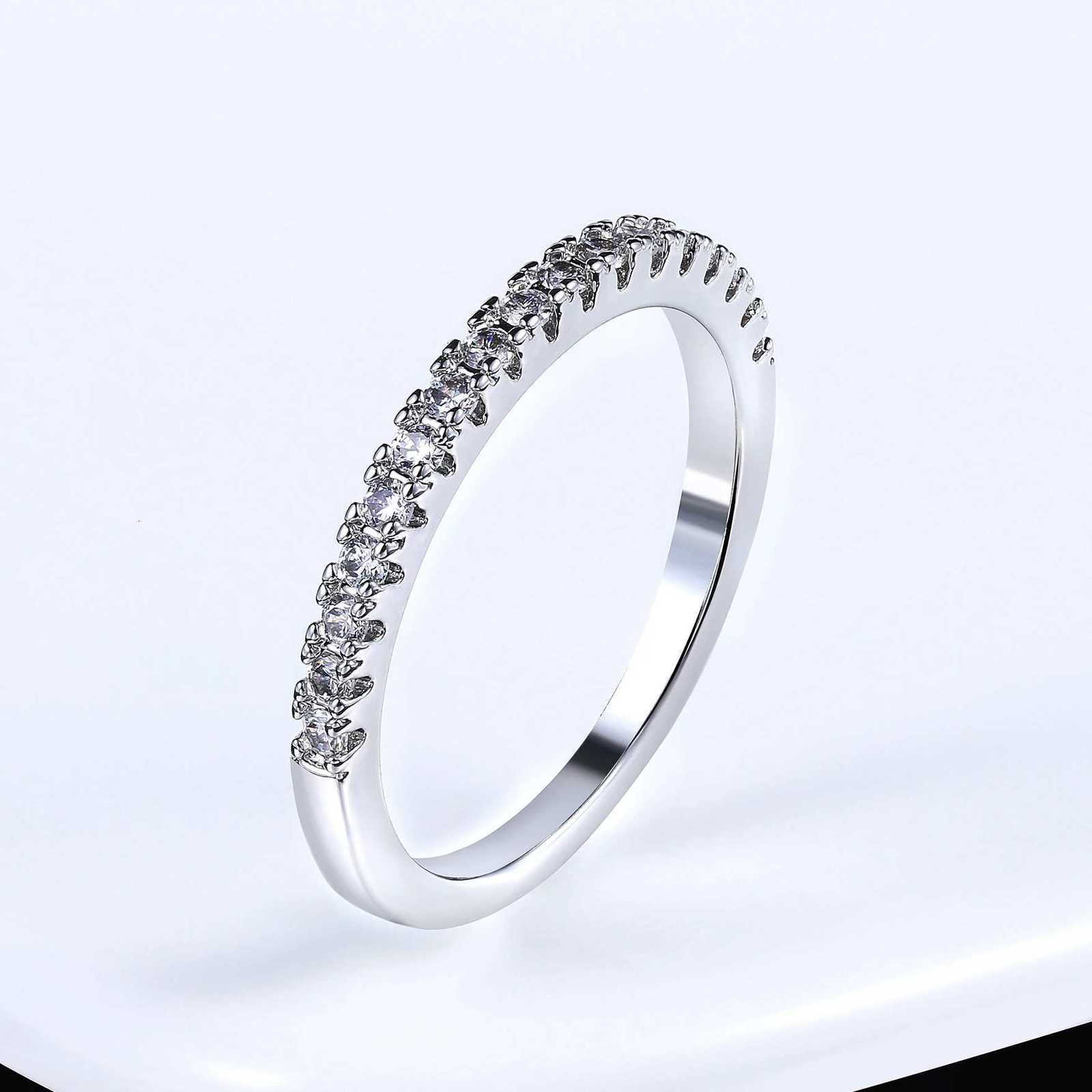 Zhuyang Love Cute Female Engagement Ring Micro Pave CZ Crystal Silver Wreath Fashion Jewelry Full Size W250417