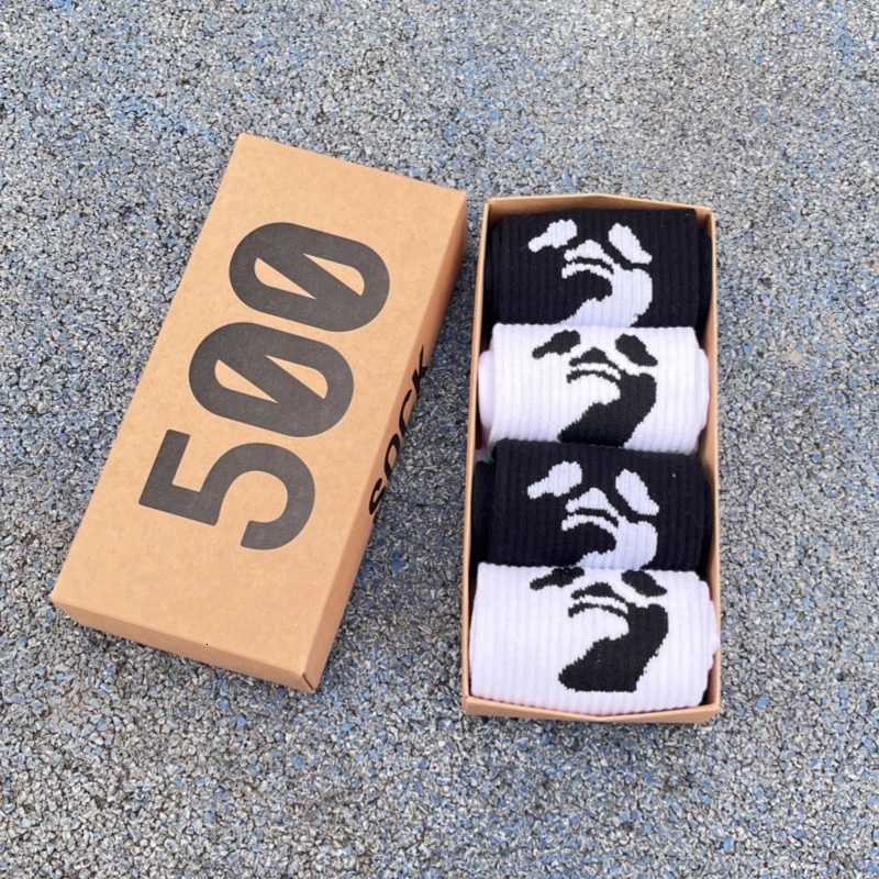 4Pairs Mens Crew Cotton Hip Hop Sports Socks X250725