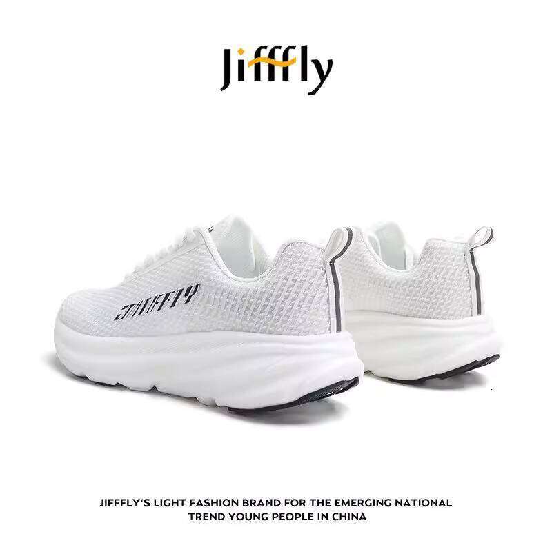 JiffFly Men's Running Shoes - Autumn/Winter 2025 Collection: Mesh Breathable Casual Sports Sneakers for Both Genders