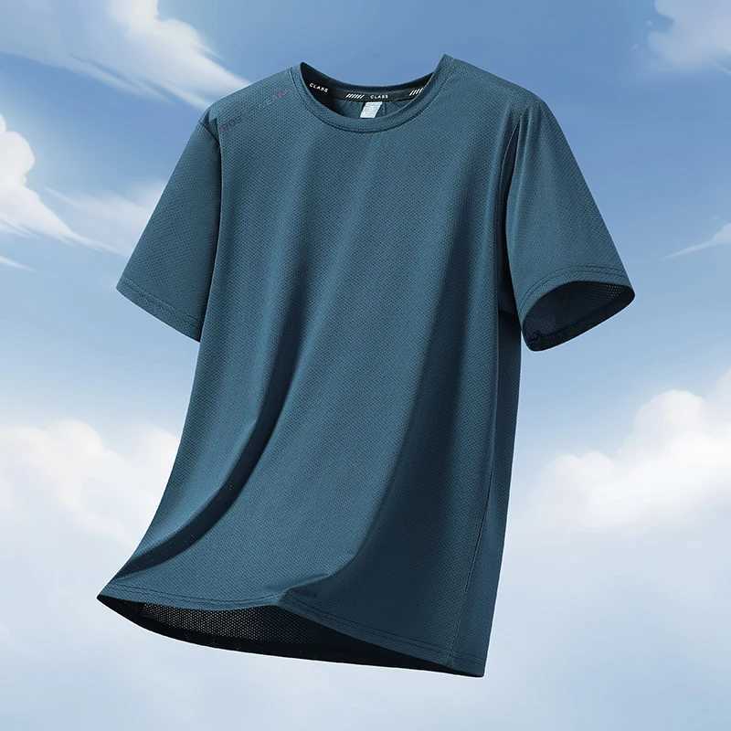 180kg 12xl 11xl 10xl 9xl T-Shirts Men Extra Large Size Quick Dry Round Neck Short Sleeve Oversized Tops Tee Big Loose Clothing Y250724