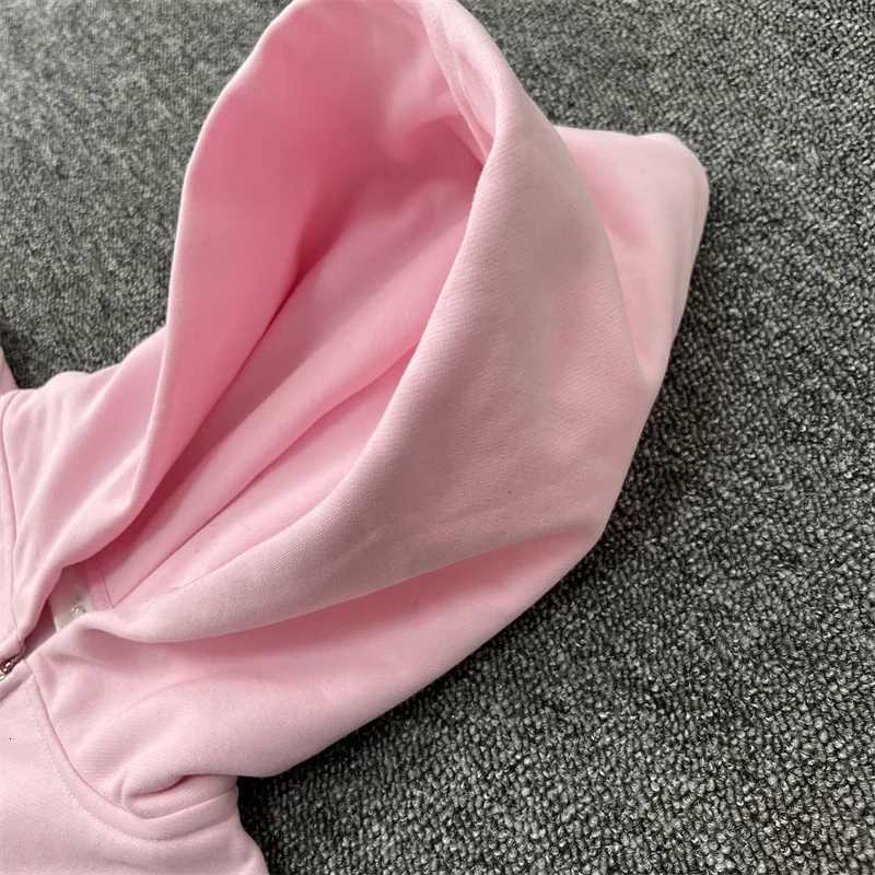 Oversized Embroidery ida.sply Zip Hoodie Mens Womens 1 1 High Quality Streetwear IDA Hooded Sweatshirt X250725