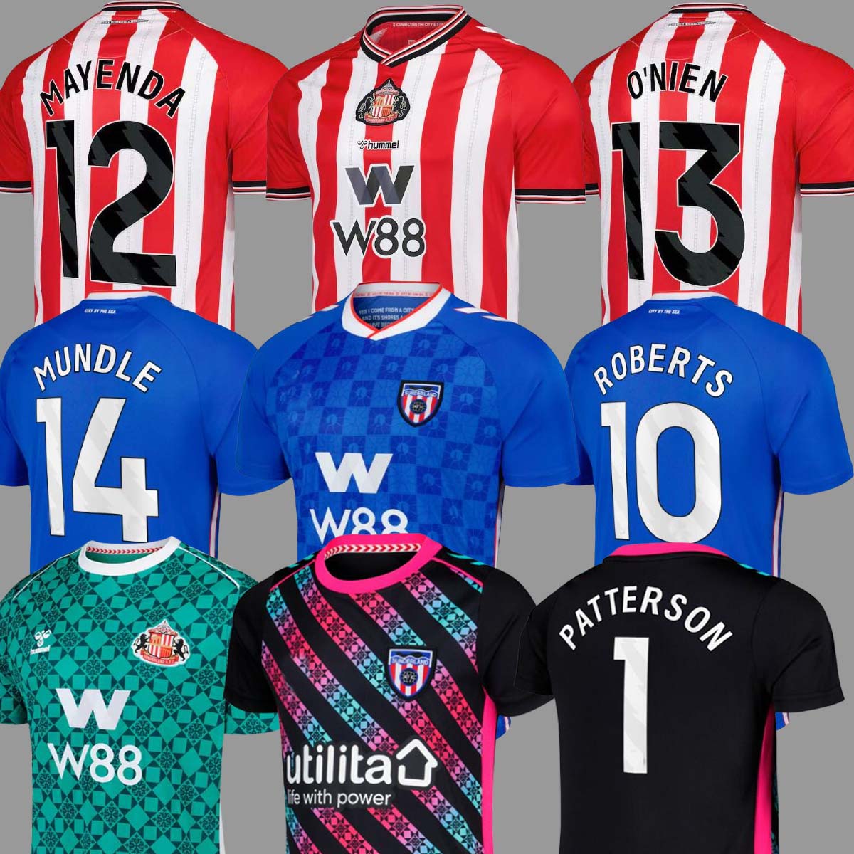 SUNDERLAND 25 26 Home Away 3rd Soccer Jerseys BALLARD BROWNE ROBERTS MAYENDA E.LE FEE LAVERY Football Shirt 2025 Men Kids Kit