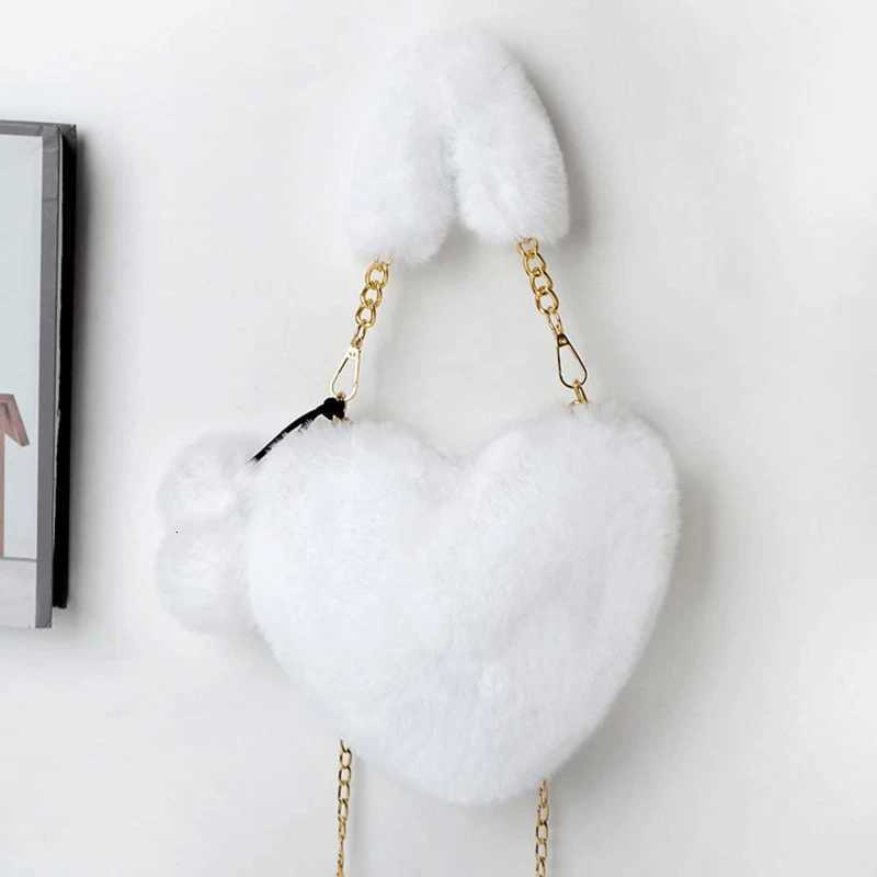 Multiple Styles Plush-shaped Handbags Wen Korea Handbag Diagal Cross Handle Peach Versatile Fi Zero Wallet Y250725