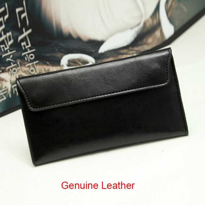 Slim Genuine Leather Women Wallet Female Long CluTCh Coin Purses Design Wallets and Purses Ladies Card Holder Vallet 2023 Z250725