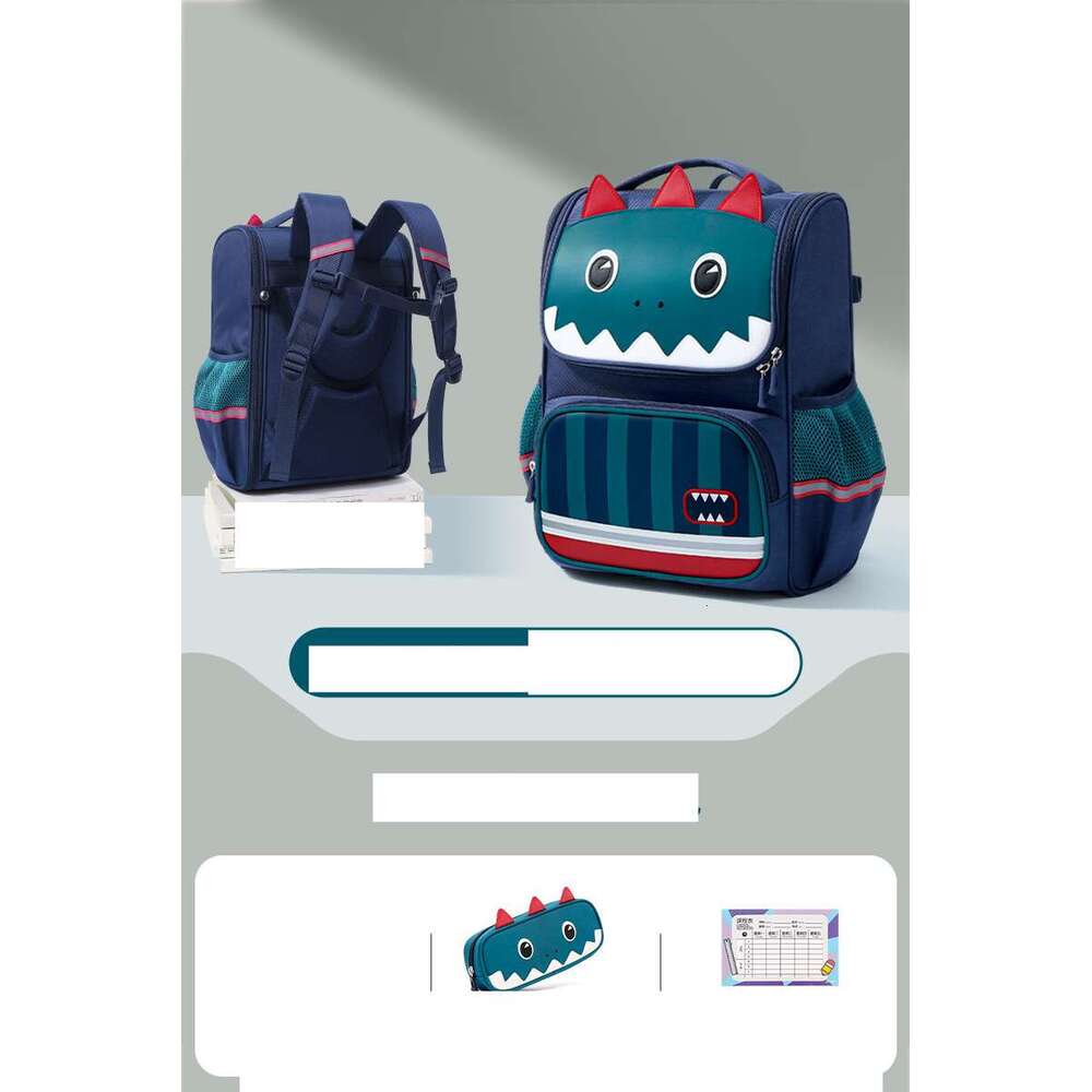 Cartoon Schoolbag For Elementary Students Boys Grades Children's School Enrollment Backpack