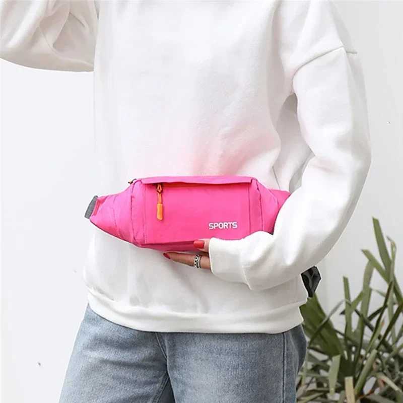 Breast Package Waterproof Outdoor Sports Bag Oxford Pouch Korean-style Waist Fanny Crossbody M Banana Y250724