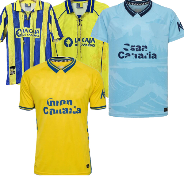 2025 2026 Las Palmas UD Soccer Jerseys Retro Classic 1997 1998 SANDRO MARC MANUEL FUSTER LOIODICE KIRIAN MIKA MARMOL HERZOG football men kids shirt