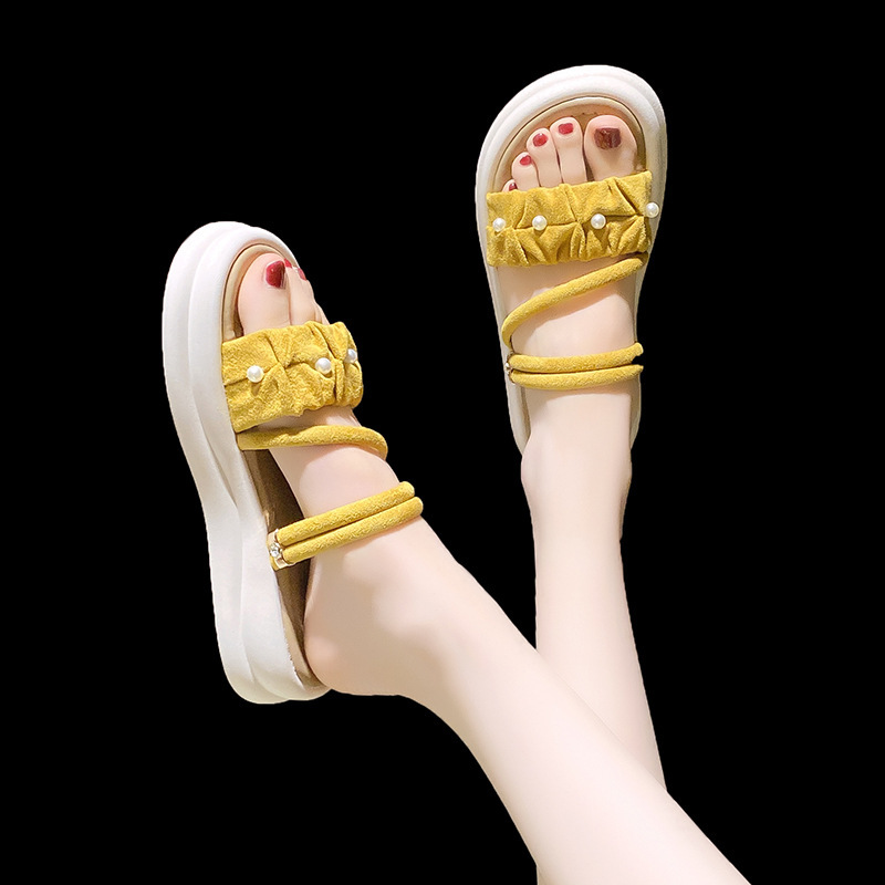 Ddmysports Stepping On Clouds Feeling For Women New Summer Outdoor Wear With Dress Fashion Fairy Style Exquisite Slimming Sandals Outdoor Shoes