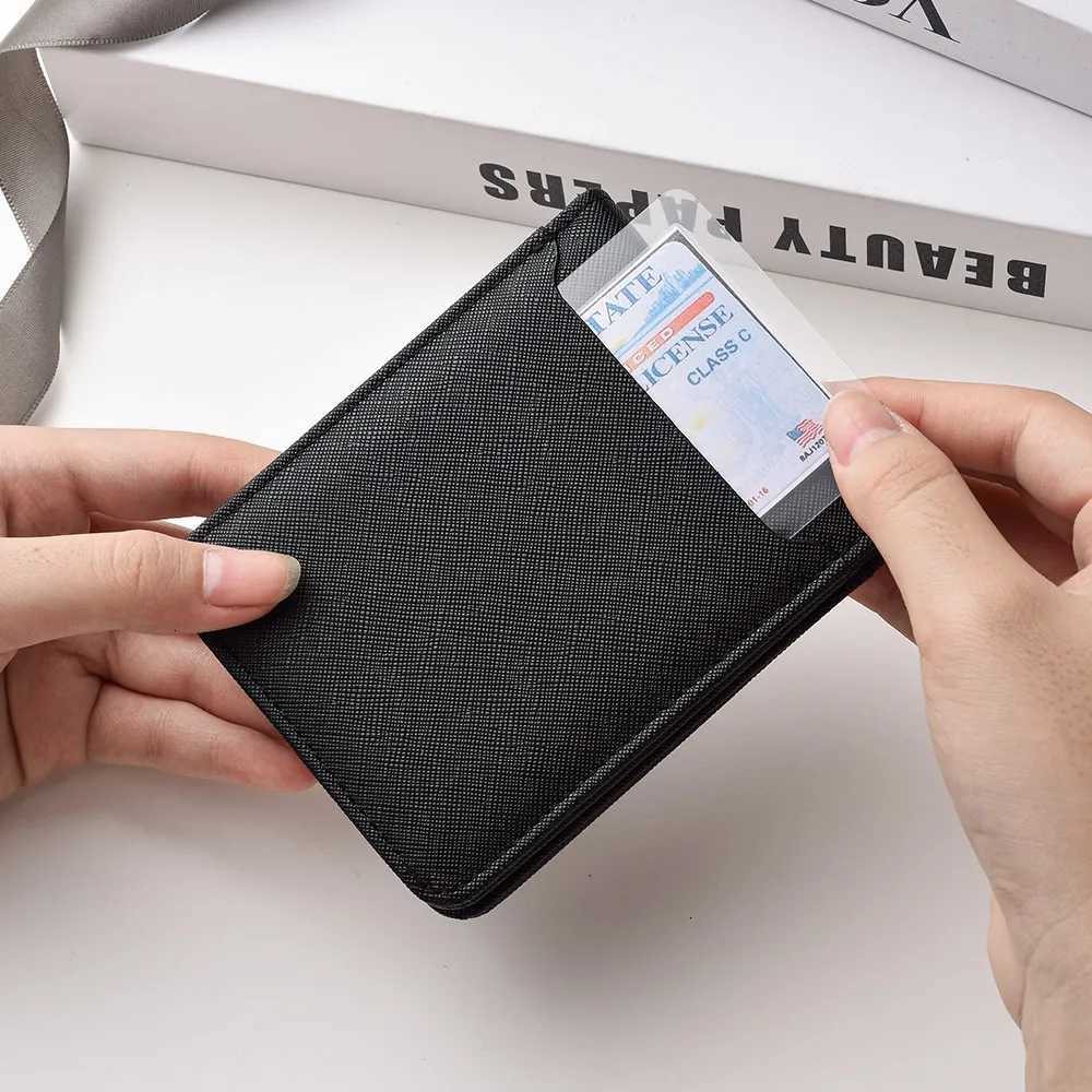Simple Solid-Color Short Wallet Business Leisure Card Holder Male Wallet ID Card Bank Card Male Wallet Z250725