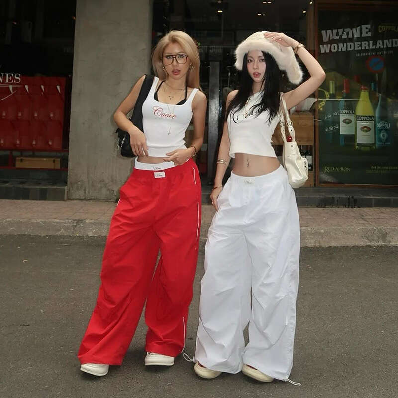 2025 Spring New Women's Fashion Solid Color Slim Fit Street Style Single Shoulder Asymmetric Neck Backless Vest 1b4