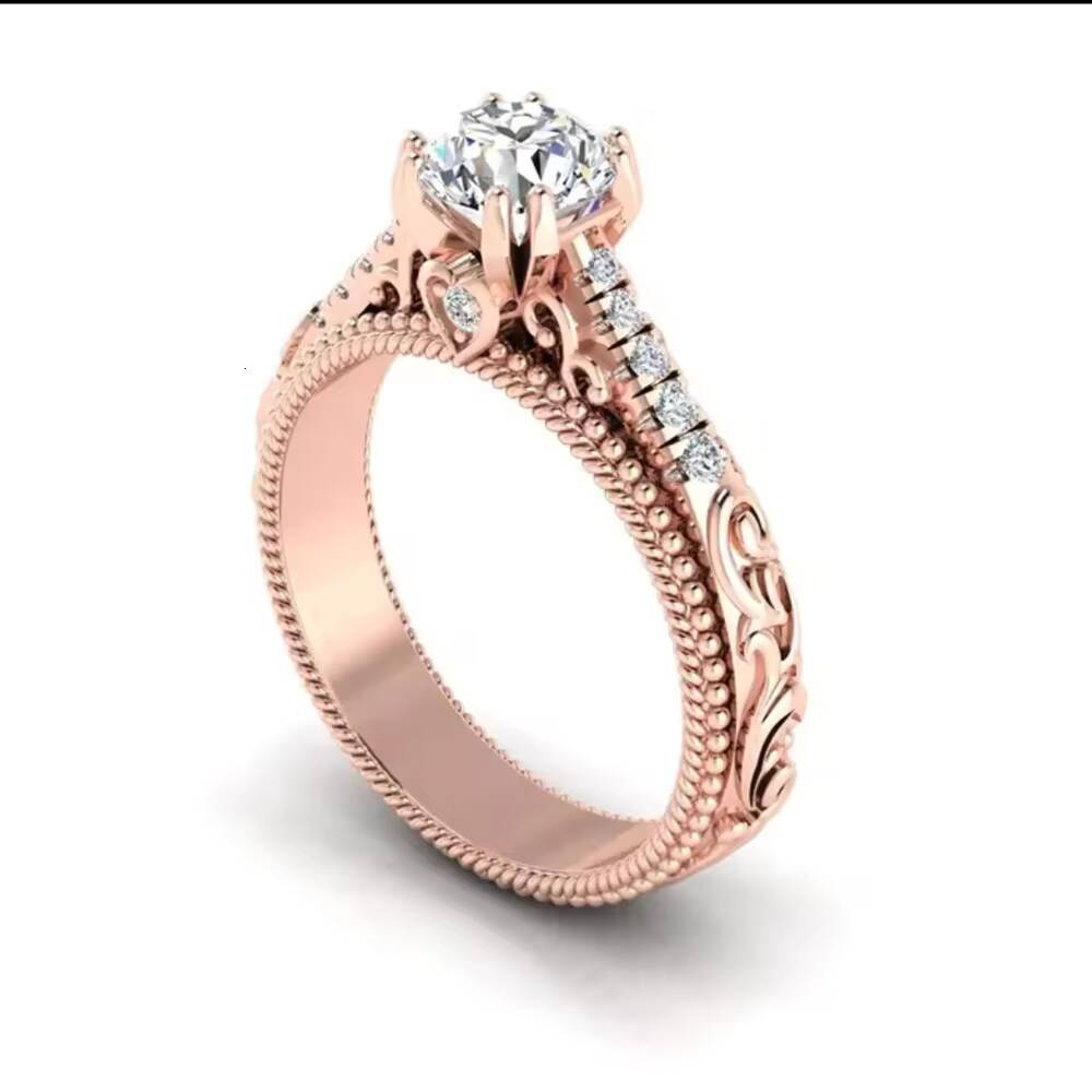 Classy Design Trendy Design Moissanite Colorless Diamond DEF Certified Solitaire Ring 10k Low Price Worldwide Delivery