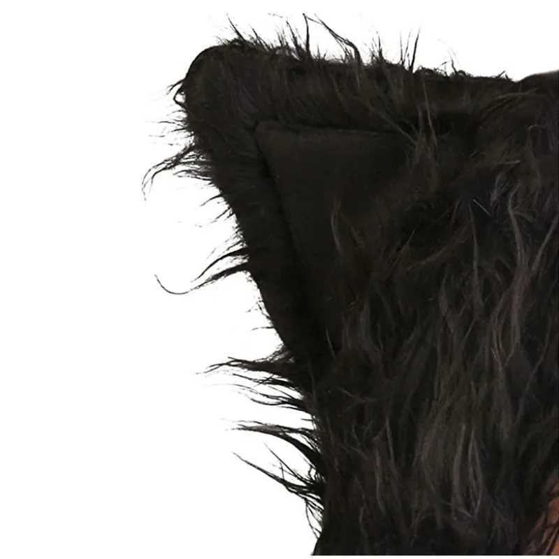 Halloween Scary Bat Cosplay Costume Set Kids Unisex Vampire Bat Costume Jumpsuit Send Horror Scar Patch and Black Gloves Z250725