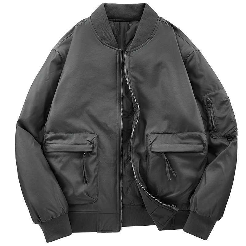 Men Pilot Bomber Jacket MA-1 Classic Jacket Male Autumn Baseball Jacket Oversized New Down Jacket Casual Sports Fleece Coat X250725