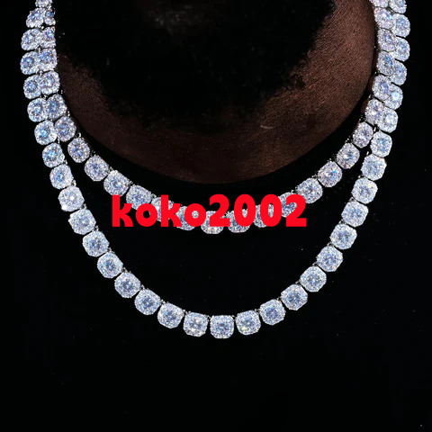 Latest Design Mens 13MM Full Iced Out Cuban Link Chain Mens Hip Hop Diamond Moissanite Necklace Chain for Party