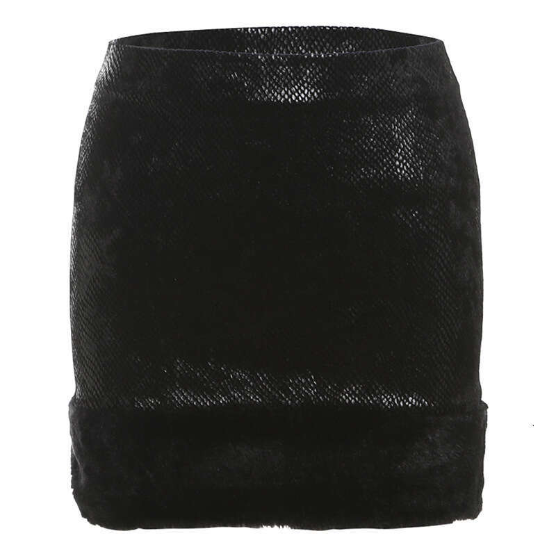 2024 Autumn Winter New Women's Solid Color Slim Fit Long Sleeve Jacket Fashion High Waist Skirt Set 9fc