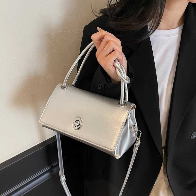 Ladies fiable PU small square bag shoder bag crossbody bag handbag bags for wan bolsos de mujer ita bag Y250724