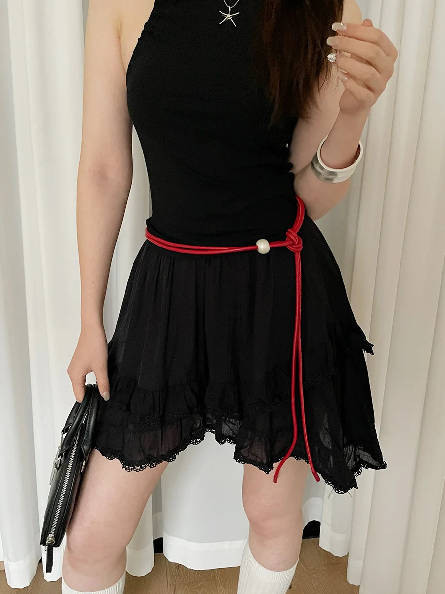 High-End Feeling Thin Waist Rope For Women Summer Waist-Cinching With Skirts Slimming And Versatile Belt With Personality 250722