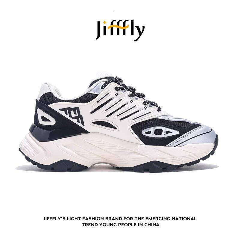 Jifffly Bread Men's 2025 New Summer Trend Thick Sole Height Increasing Couple Sports Casual Shoes Women