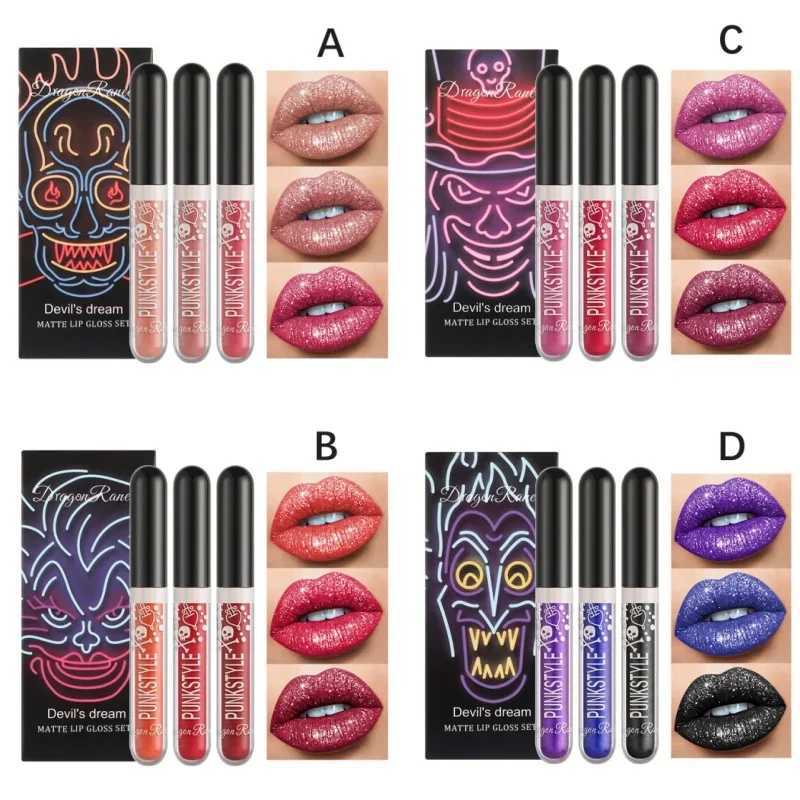 Long-Lasting Matte Lip Glaze Glitter Non-Fading Non-Stick Cup Metal Shiny Valentines Day Gift Lip GlossXJ250724
