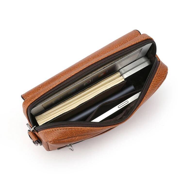 2025 Male Crossbody Waterproof Designer Classic Messenger Bags Pouch Men's Handbag Shoulder Bag Men Boy Leather Husband