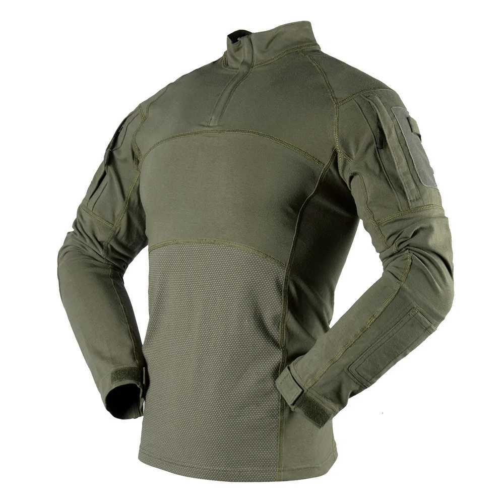 Airsoft Paintball Shirts CP Camo Cotton Tactical Shirt Men Army Military Combat T-Shirt Hunting Clothing Wear-resisting Y250724