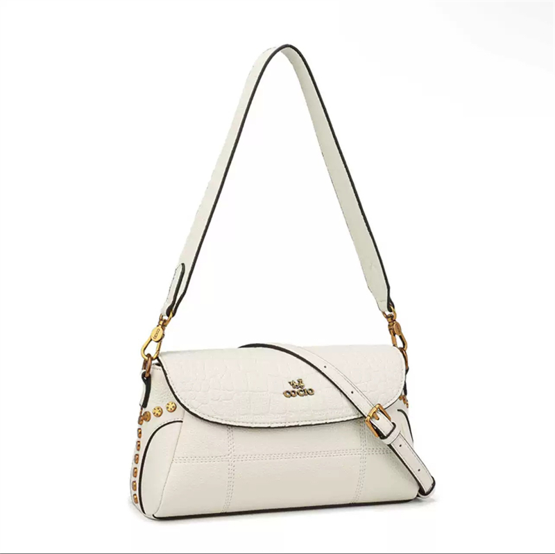 COCIO designer bag New minimalist and versatile high-quality baguette bag casual leather armpit bag womens handbag