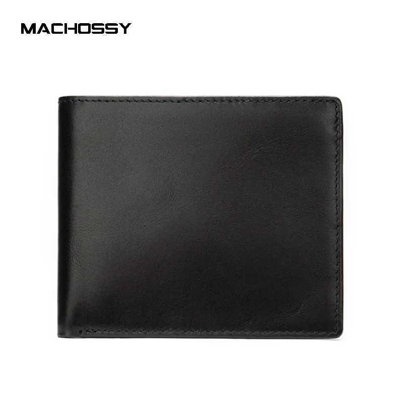 Soft Genuine Leather Wallet Mens Cow Leather Wallets Man Small card holder Wallets Balck Short Purse for Male Z250725