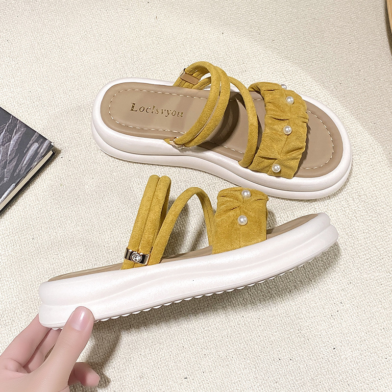 Ddmysports Stepping On Clouds Feeling For Women New Summer Outdoor Wear With Dress Fashion Fairy Style Exquisite Slimming Sandals Outdoor Shoes