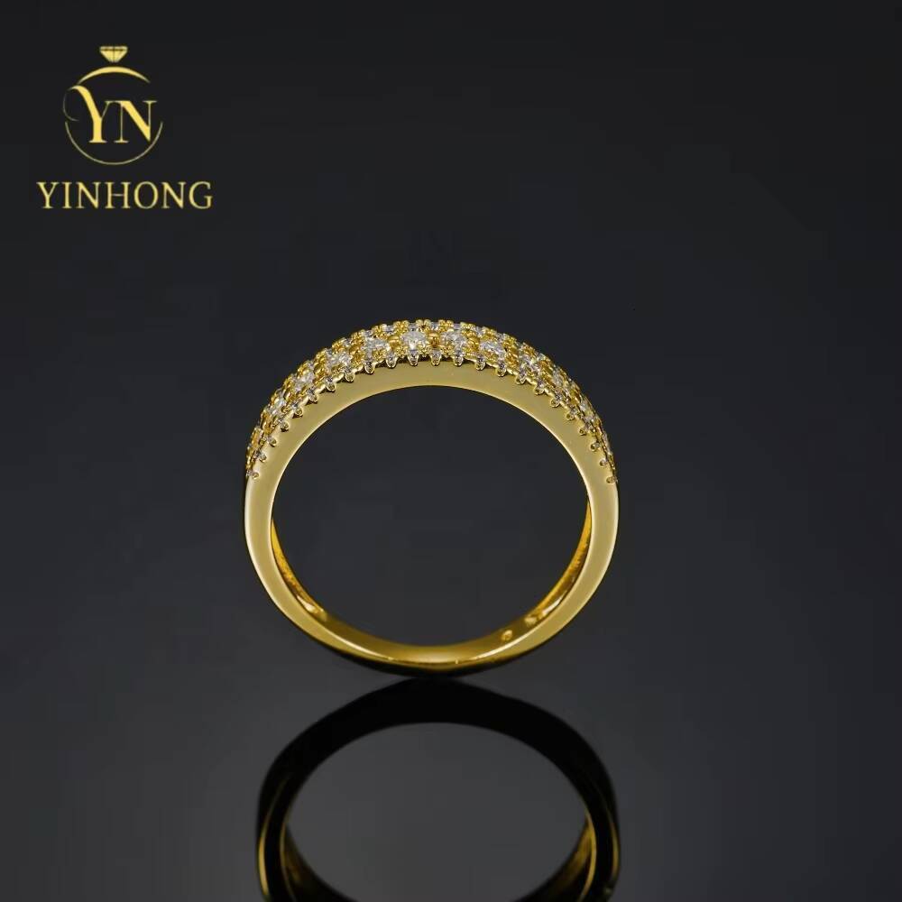 Factory Wholesale Custom High End Silver Jewelry Women Gift Party Moissanite Stone Wedding Technology Party