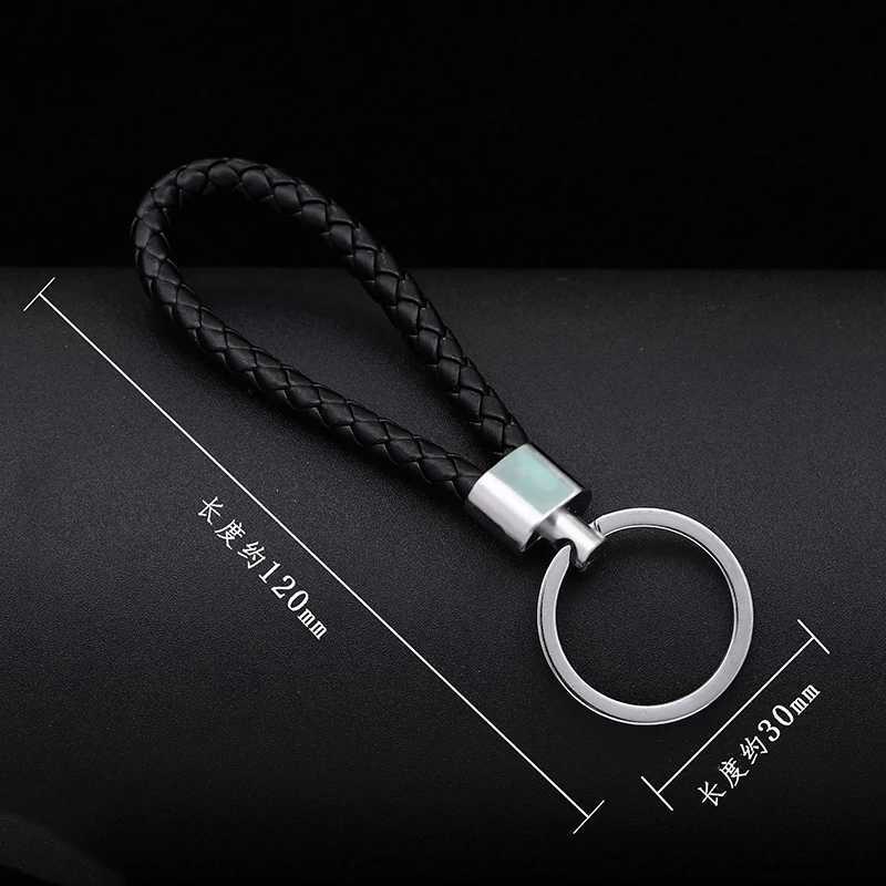 50pcs Wholesale Pu Leather Braided Woven Rope Keychain Diy Bag Pendant Key Chain Key Car Trinket Keyring Men Women Gift Jewelry 250715