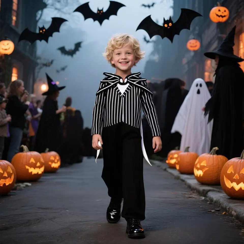 Boys Girls Halloween Cosplay Costumes Christmas Terror Scare Dress Up Childrens Clothing Masquerade Dress UP Suits And Dress Z250725