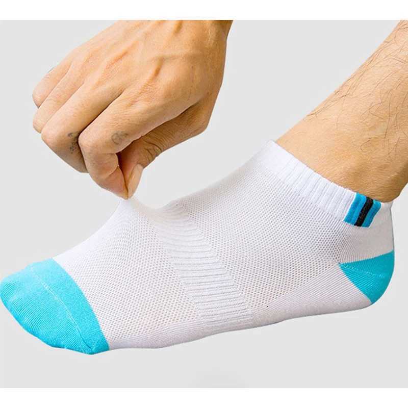 5Pairs High Quality Men Socks Short Sock Deodorant Male Mesh Breathable Summer Dress Socks Classic Plus Size 38-48 X250725