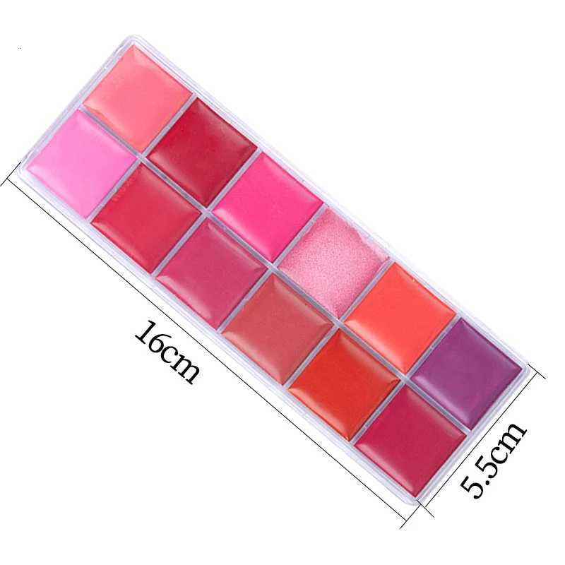 12 Colors Women Moisturizing Long Lasting Lip Gloss Palette Girls Nude Cosmetic Makeup Lip Tools Lipstick FemaleXJ250724
