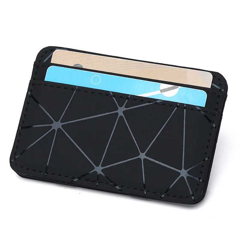 New Hot Sale Unisex Leather Magic Money Clips Wallet Card Case ID Holder Elastic Ribbon Clamp For Man Woman Small Purse Z250725
