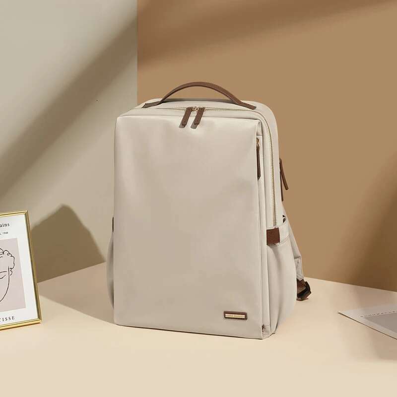Women For 15.6 Inches Laptop Waterproof Elegant Ladies Office Business Backpack Nylon Travel High Quality