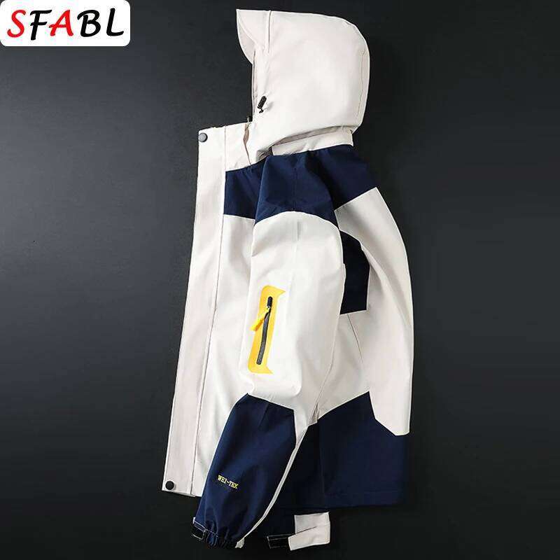 SFABL Youthful Trend Windbreaker Summer Waterproof Breathable Hooded Jacket Women Outdoor Sport Jackets Men